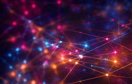 server cyber digital technology internet of thing, network background 3d illustration rendering