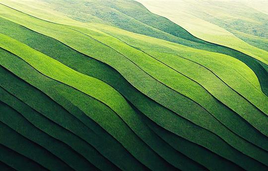 Abstract organic green lines as wallpaper background