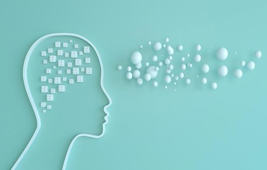 Artificial Intelligence digital concept with brain shape