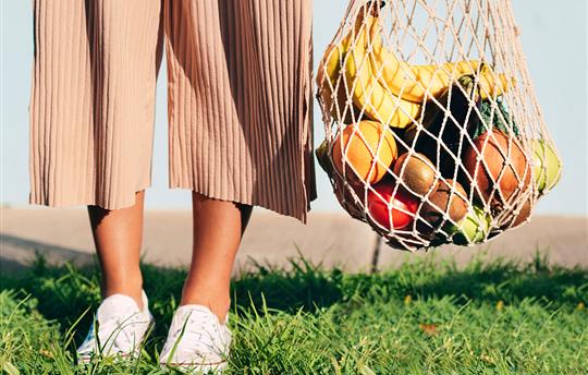 full bag of produce